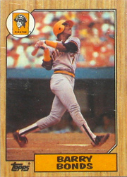 1987 Topps Baseball Cards      320     Barry Bonds RC